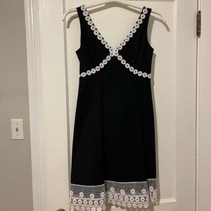 J. Crew Navy V-Neck Sleeveless Dress Size 2